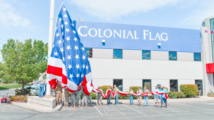 Flag Position - Manner of Flag Display – Colonial Flag