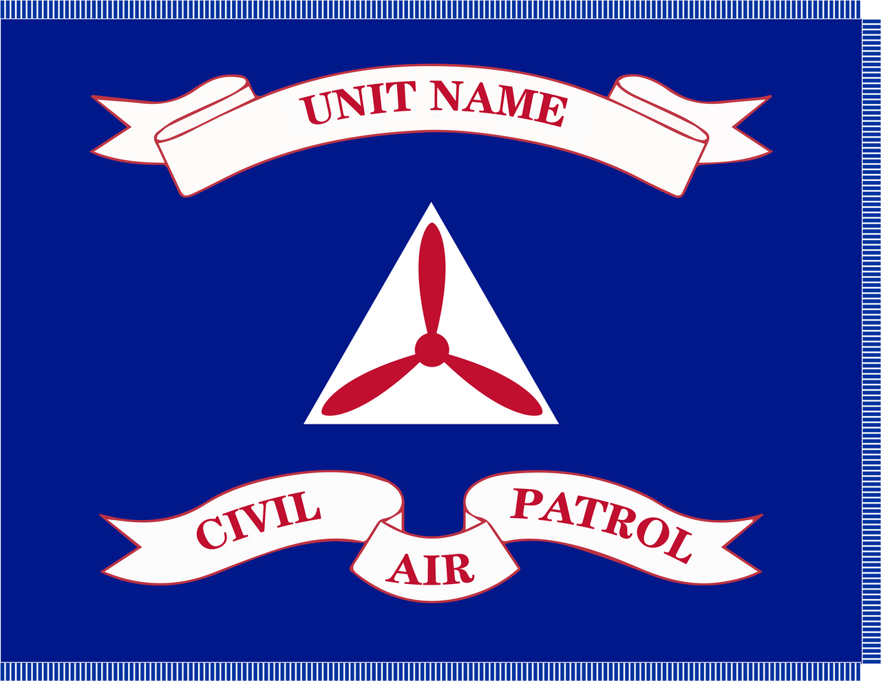 Official Civil Air Patrol Unit Flag Colonial Flag