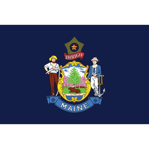Maine State Flags