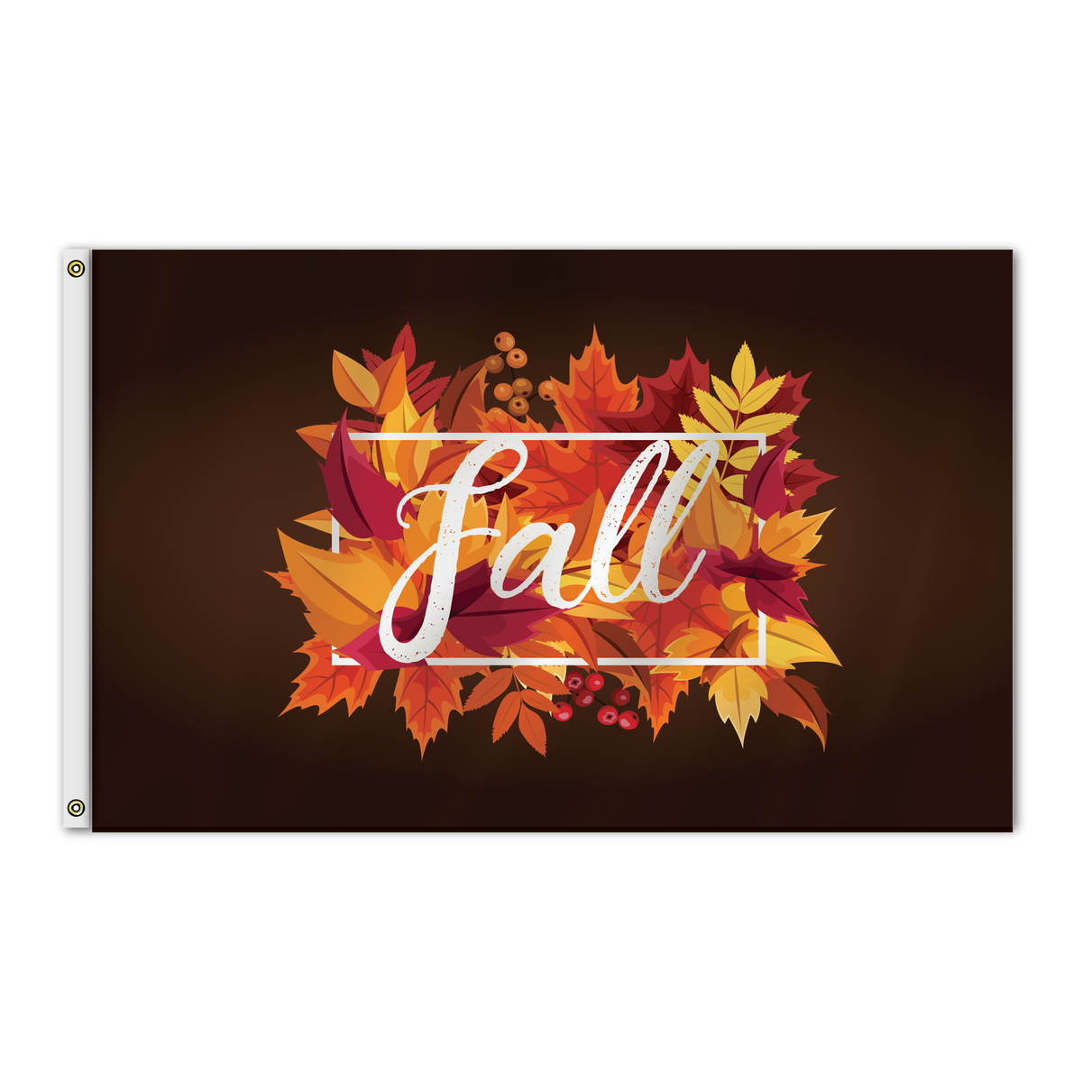 Fall Leaves 3'x5' Nylon Flag