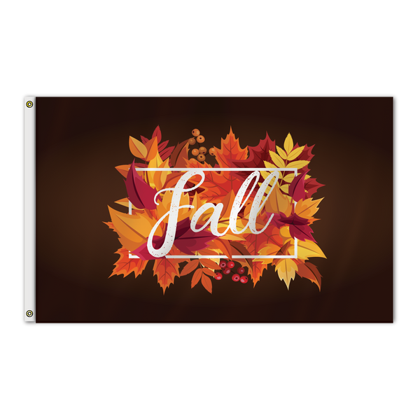 Fall Leaves 3'x5' Nylon Flag