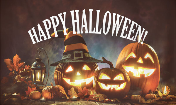 Halloween Jack O' Lanterns 3'x5' Nylon Flag