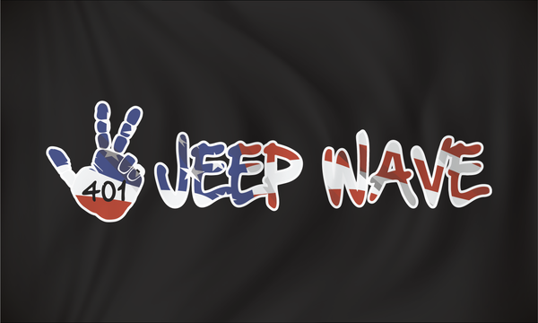 401 Jeep Wave Flag