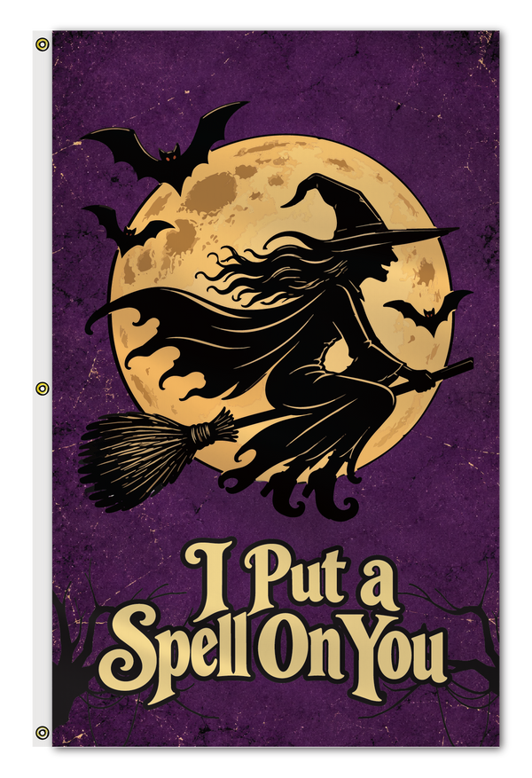 I Put a Spell on You 5'x3' Flag