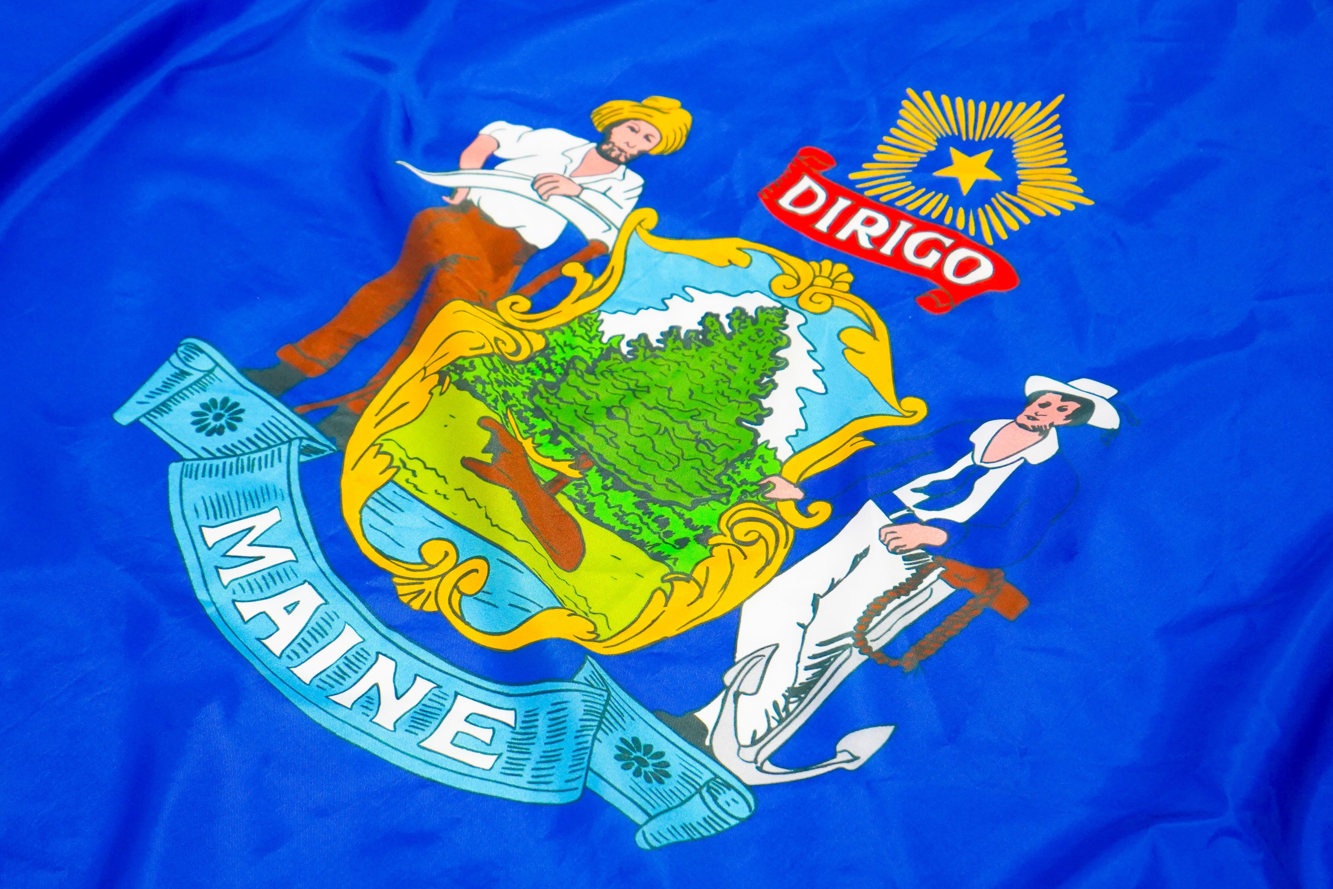 Maine State Flags