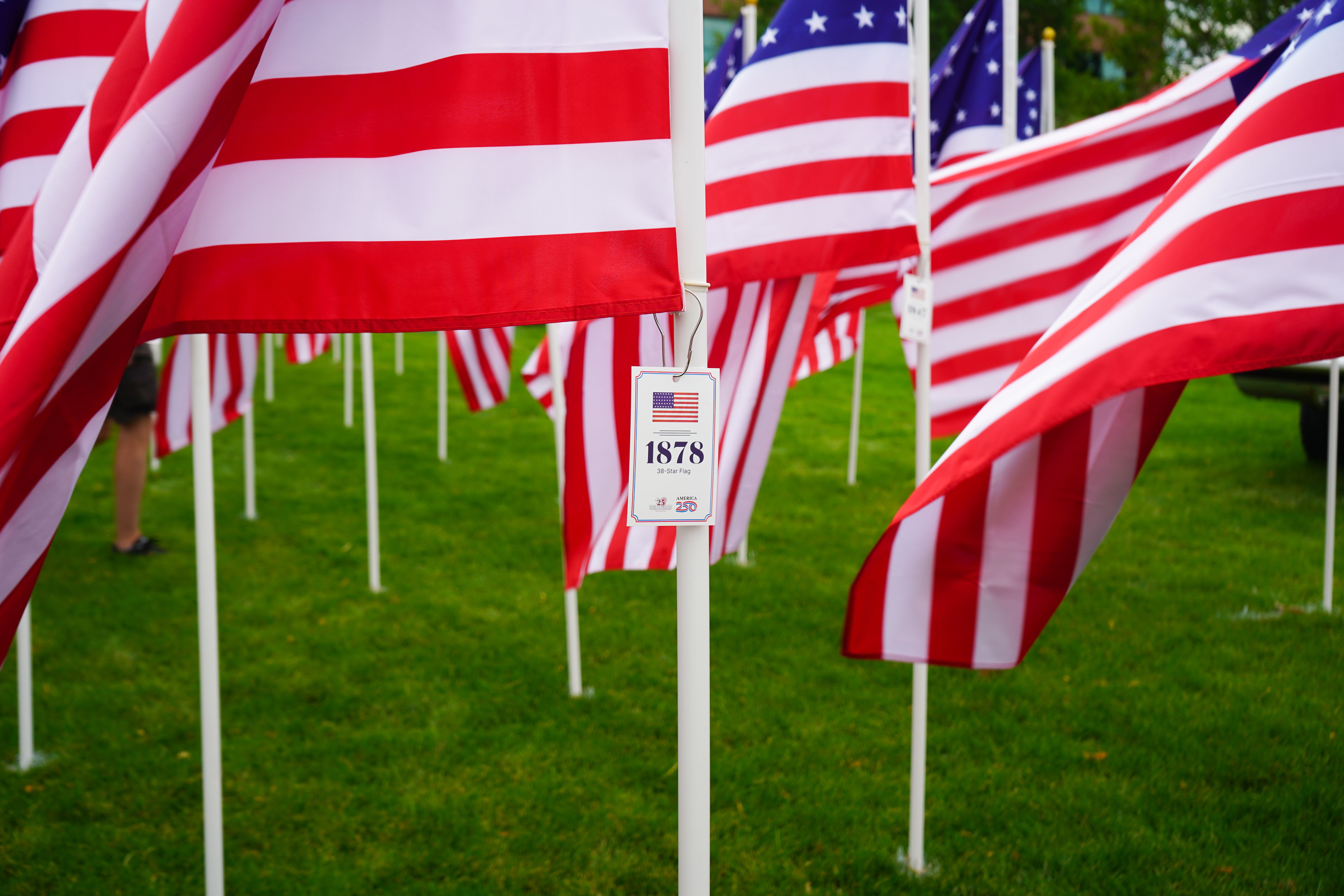 250 Years of Independence Historic Flag Field