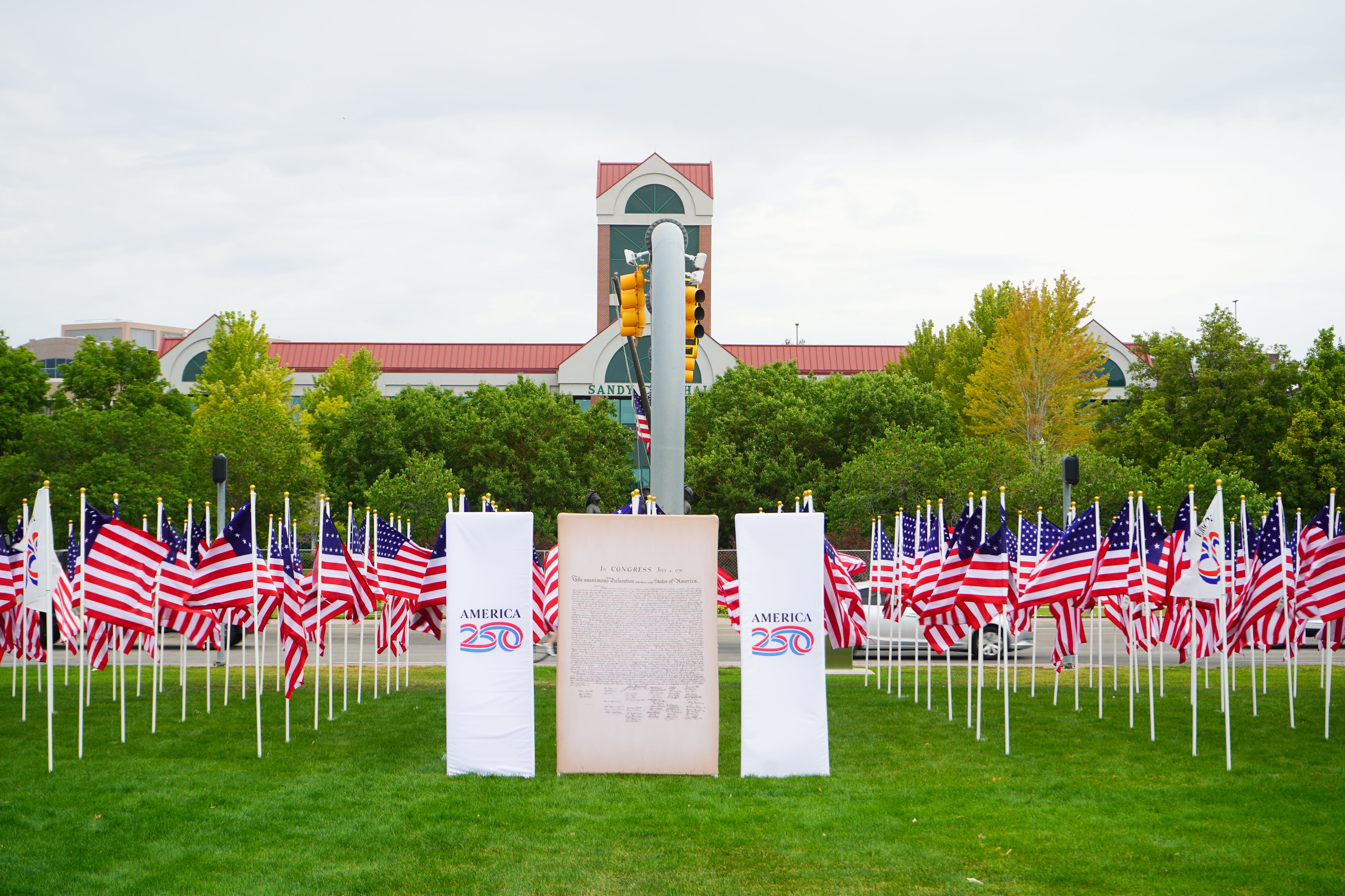 250 Years of Independence Historic Flag Field