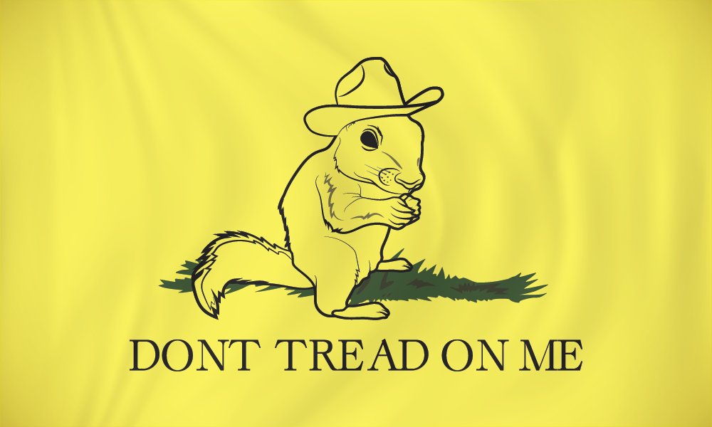 Peanut the Squirrel Flag