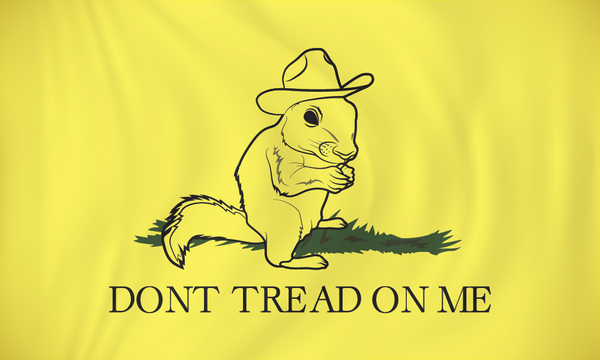 Peanut the Squirrel Flag