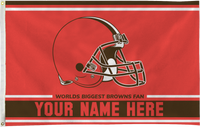 NFL & NCAA Custom 3' x 5' Flags