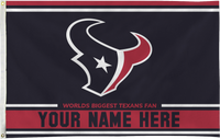 NFL & NCAA Custom 3' x 5' Flags