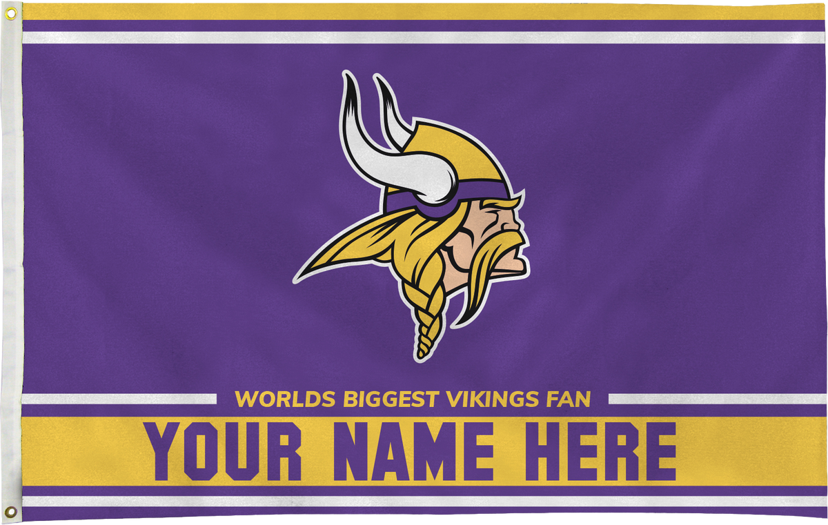 NFL & NCAA Custom 3' x 5' Flags