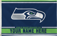 NFL & NCAA Custom 3' x 5' Flags