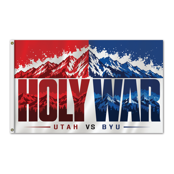 BYU | U of U "Holy War" Flag