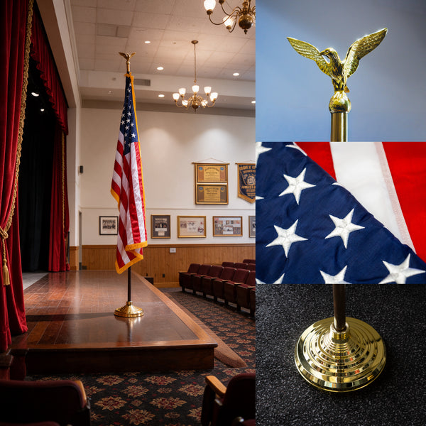 Auditorium Indoor U.S. Flag Kit