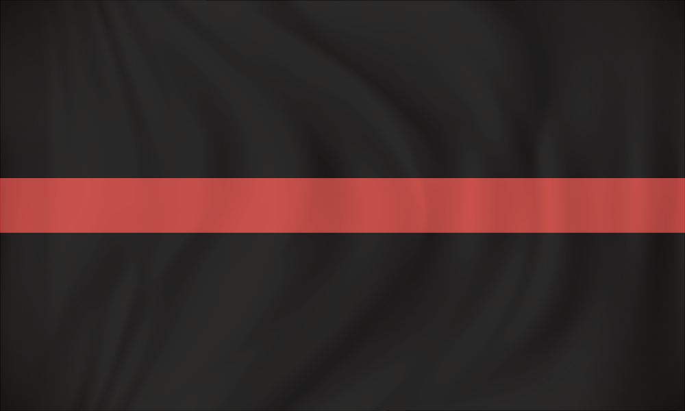 Thin Red Line Flag
