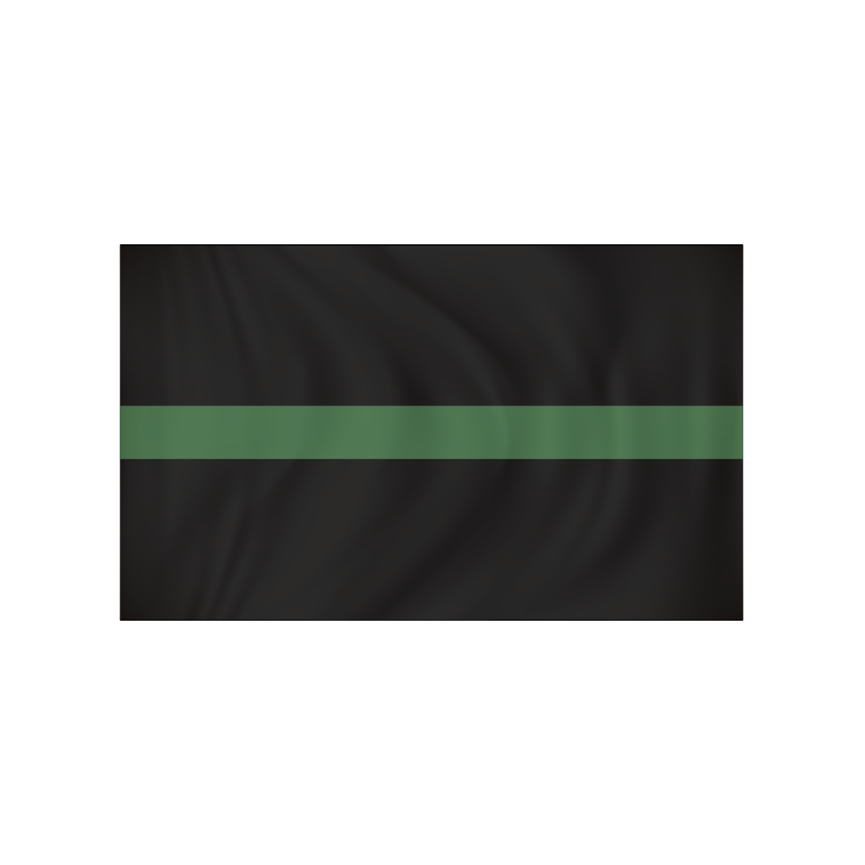 Thin Green Line Flag