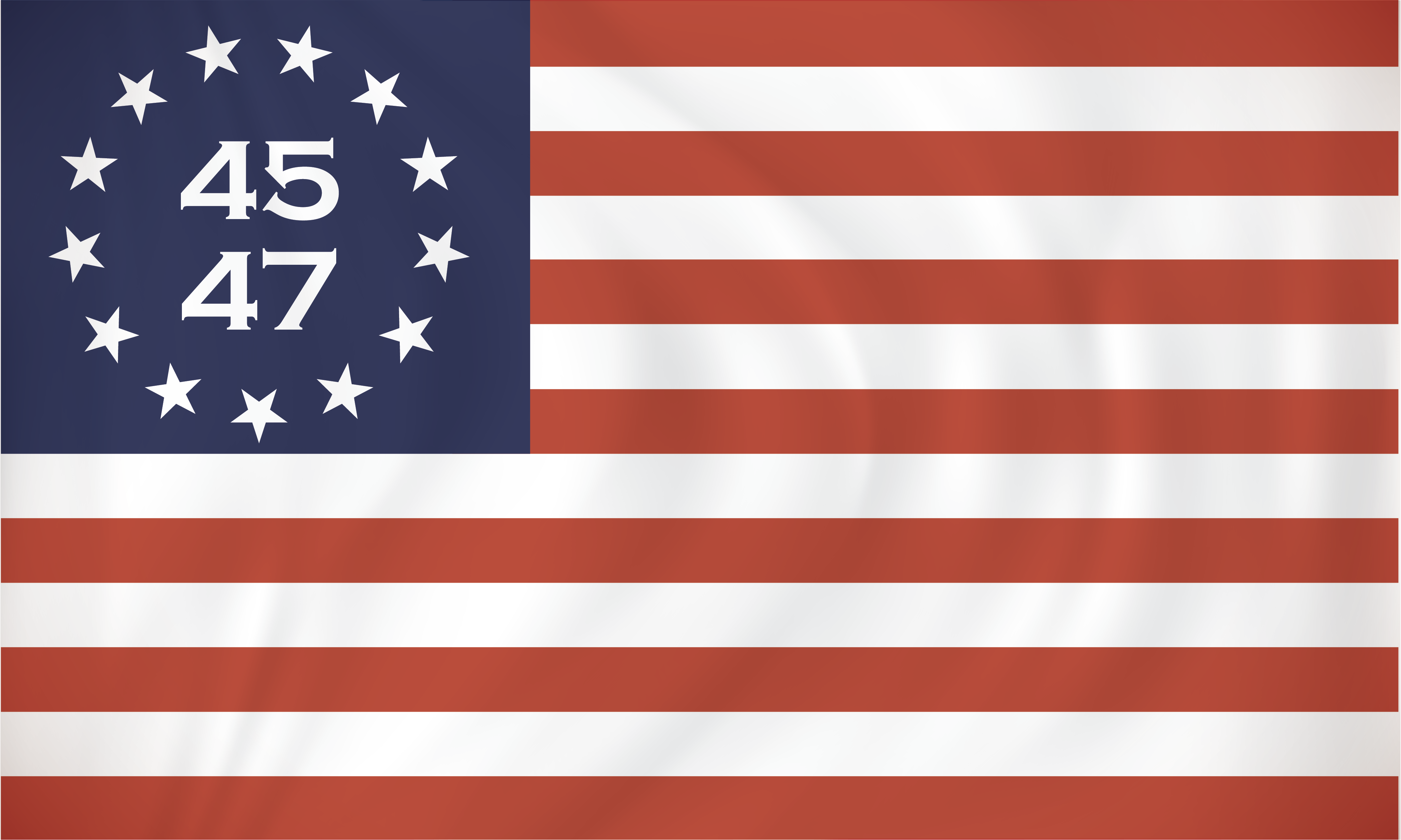 45 - 47 US Trump Flag