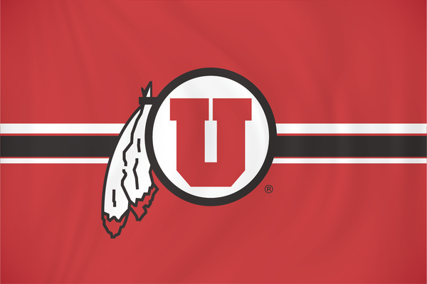 University of Utah Striped Flag