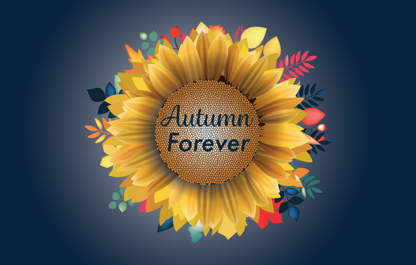 Autumn Sunflower 3'x5' Nylon Flag