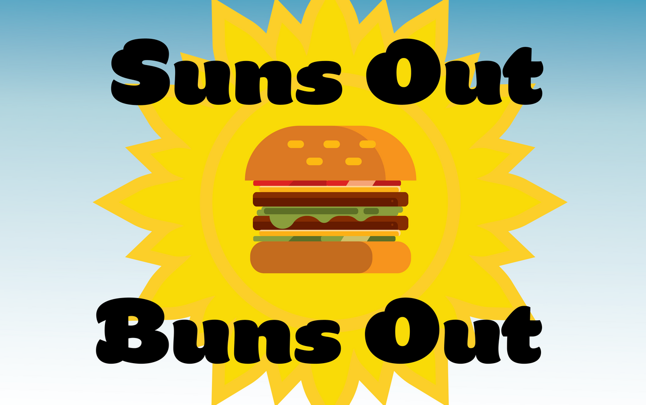 Summer Suns Out, Buns Out 3'x5' Nylon Flag