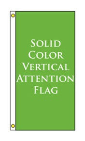 Solid Color Vertical Attention Flag