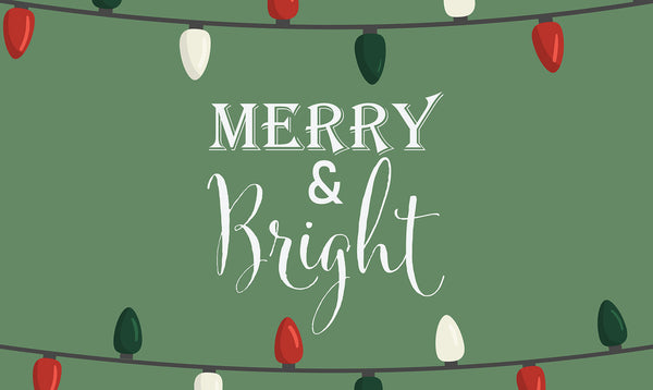 Christmas Merry and Bright 3'X5' Nylon Flag
