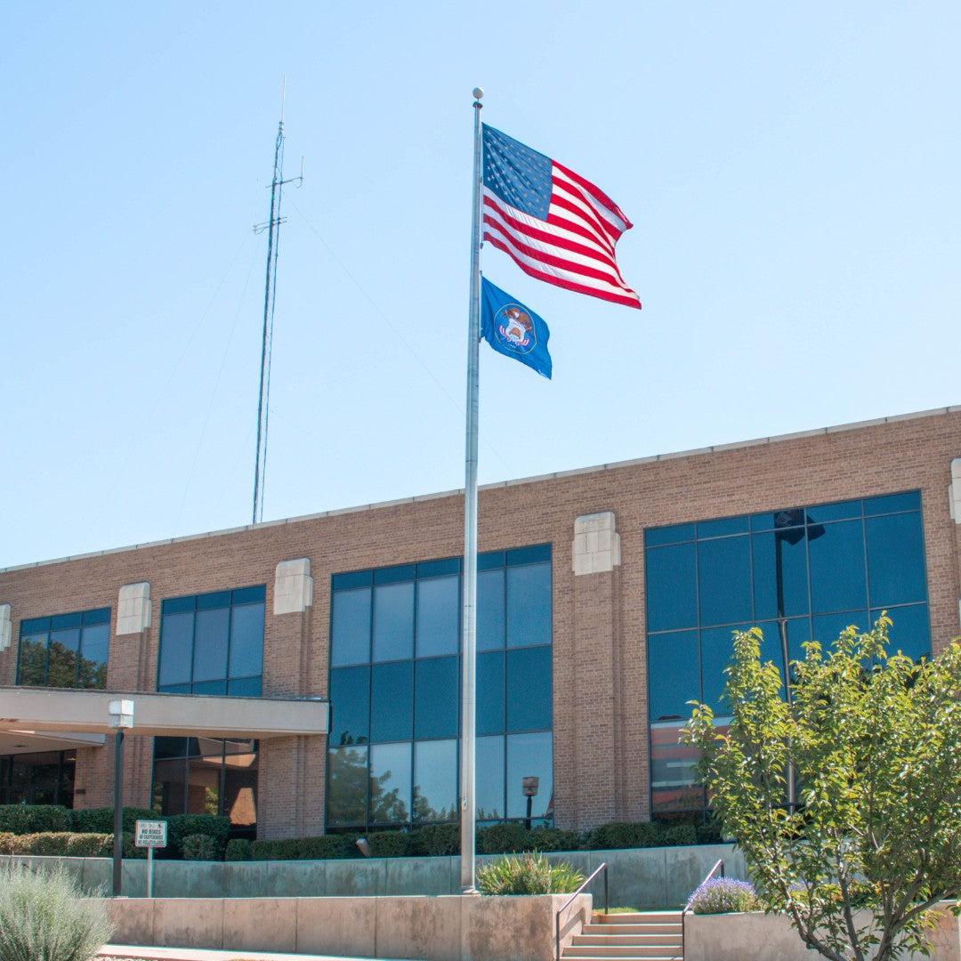 20 Foot Commercial Flagpole