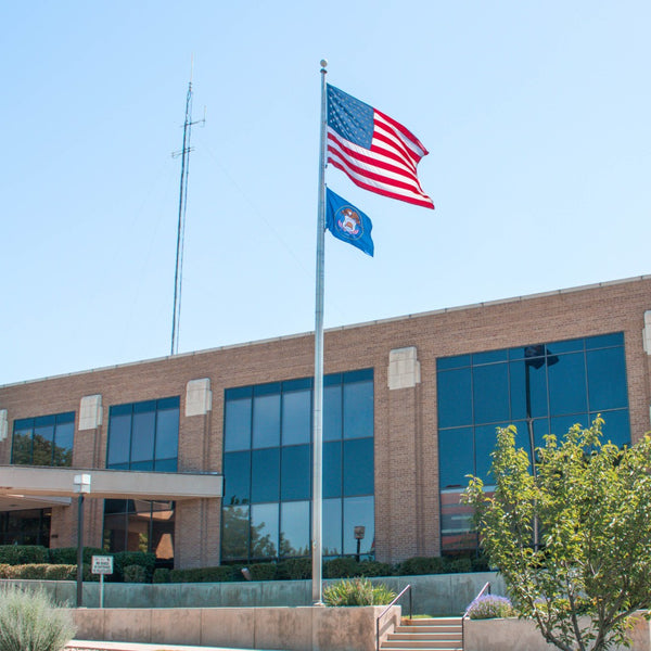 20 Foot Commercial Flagpole