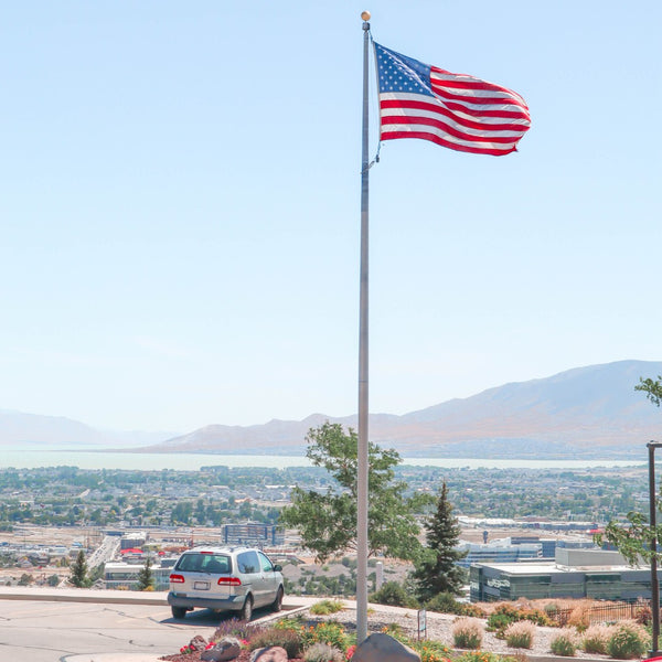 25 Foot Commercial Flagpole