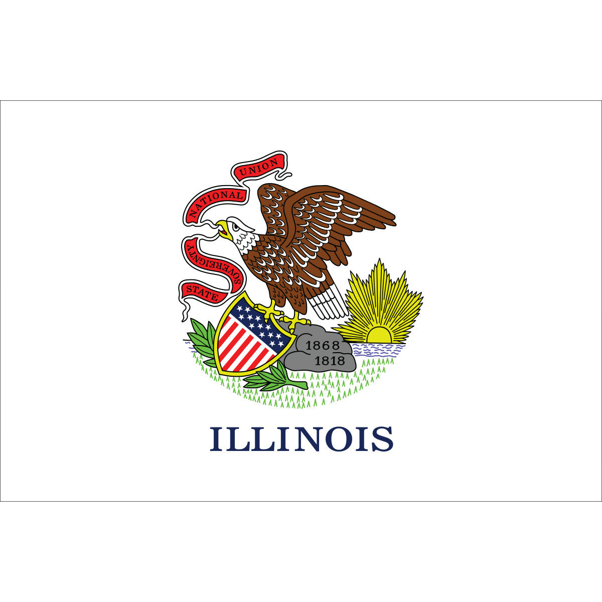 Illinois State Flags