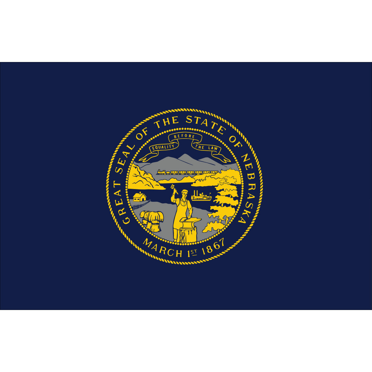 Nebraska State Flags