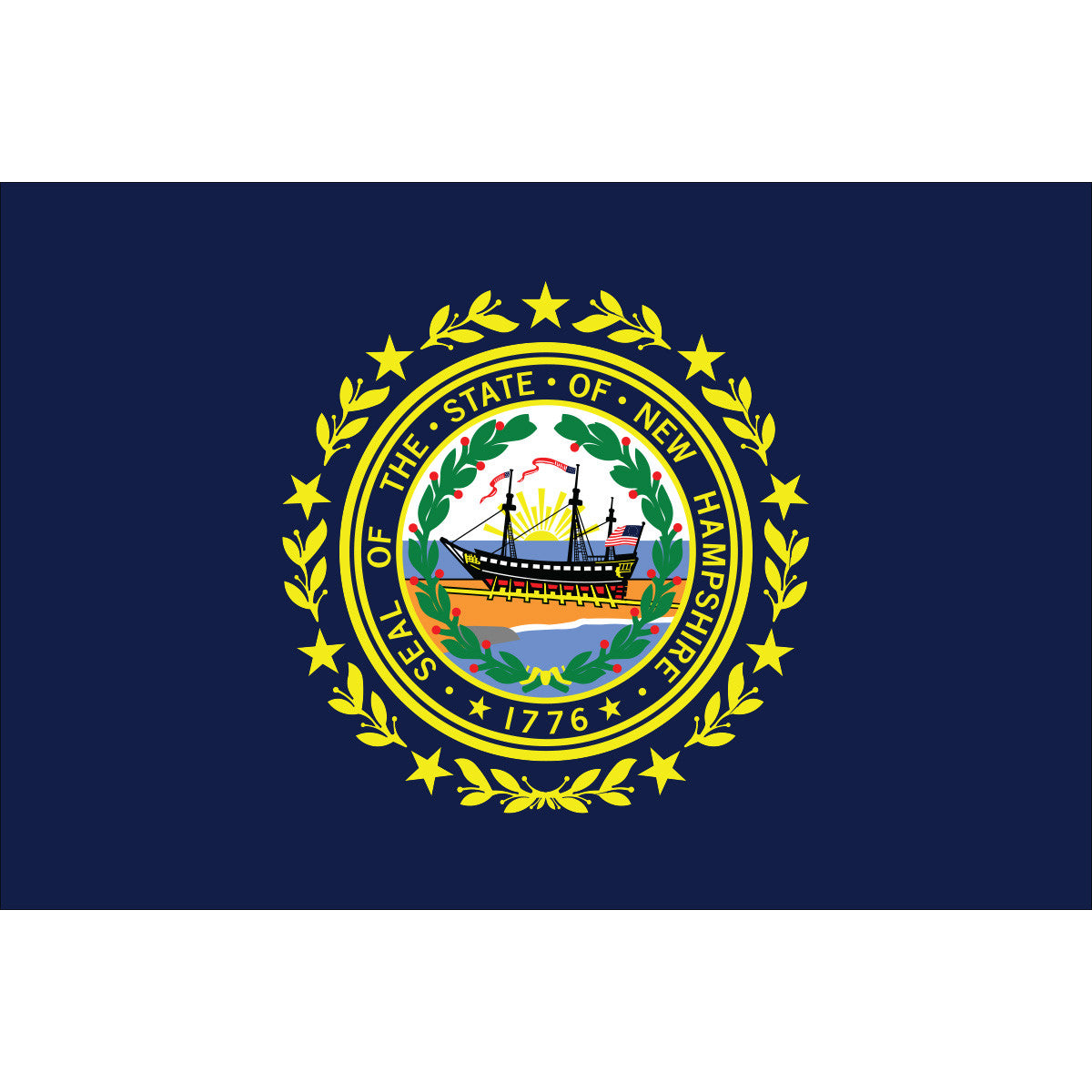 New Hampshire State Flags