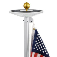 Solar Powered Flagpole Light