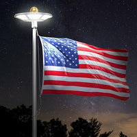 Solar Powered Flagpole Light