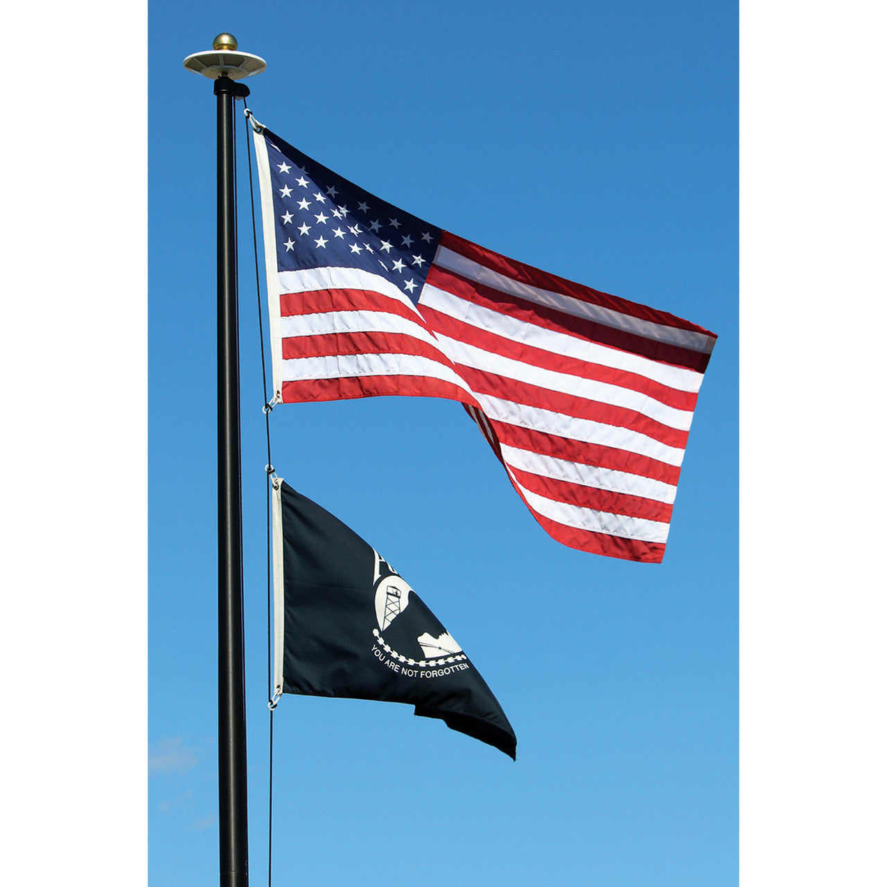 Solar Powered Flagpole Light