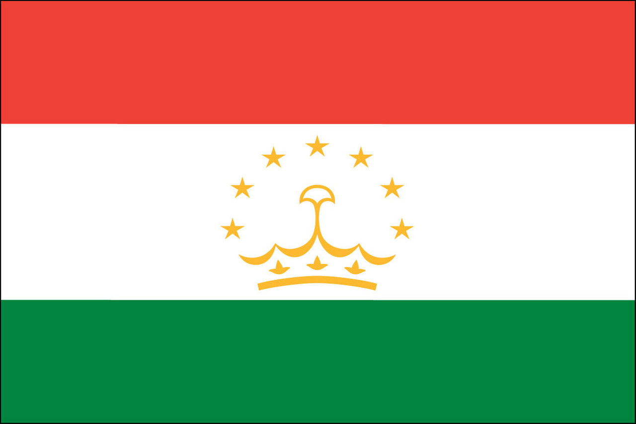 Tajikistan Flag