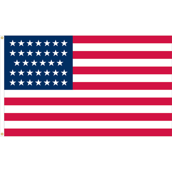 Union Civil War 34 Star Flags