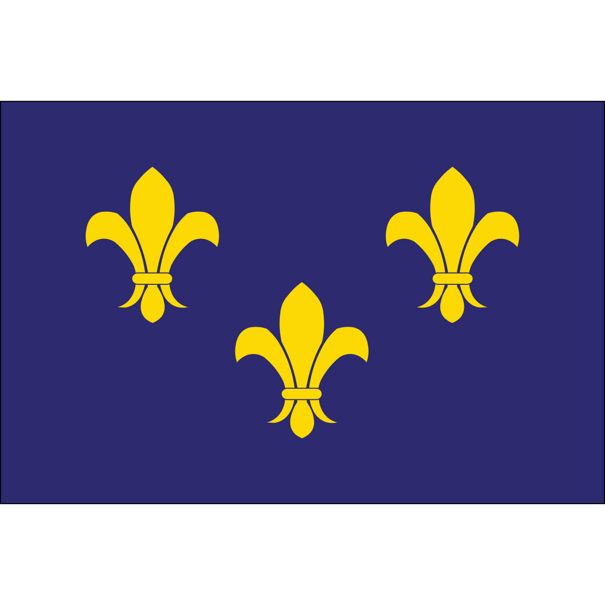 French Fleur-de-lis Flags